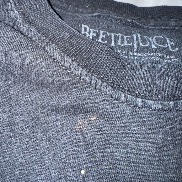 BEETLEJUICE BLACK SHORT SLEEVE T SHIRT M - Picture 4 of 7